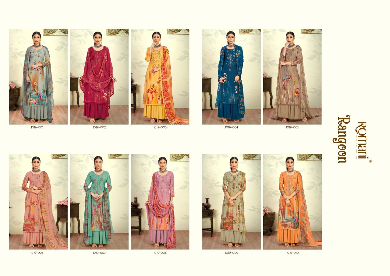Romani Rangoon Regular Wear Soft Cotton Printed Designer Dress Material Collection